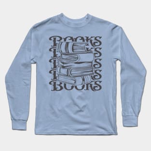 Books Black Long Sleeve T-Shirt